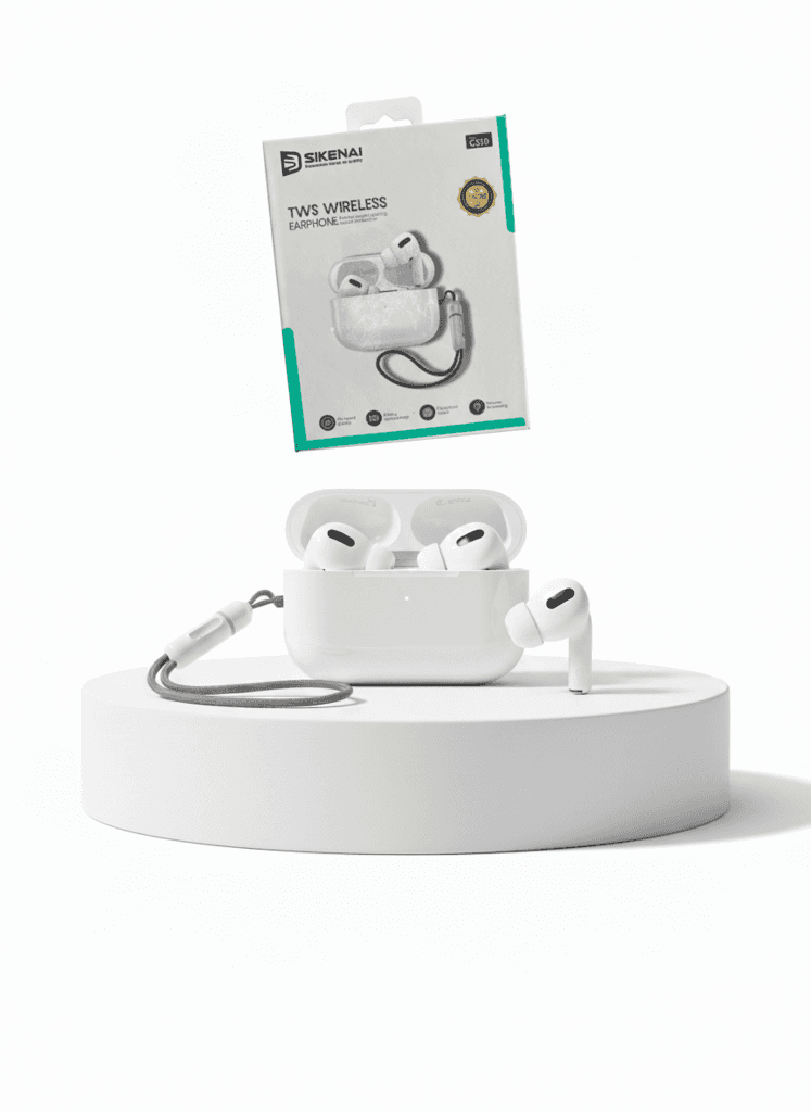 SIKENAI TWS Wireless Mini Earphone C350 - White 2