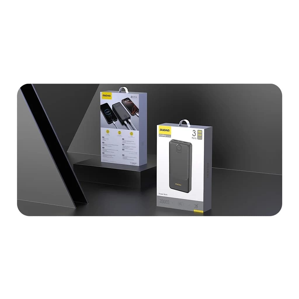 DUDAO Power Bank 20000mAh 3 Ports Power Bank - K10 Pro 4