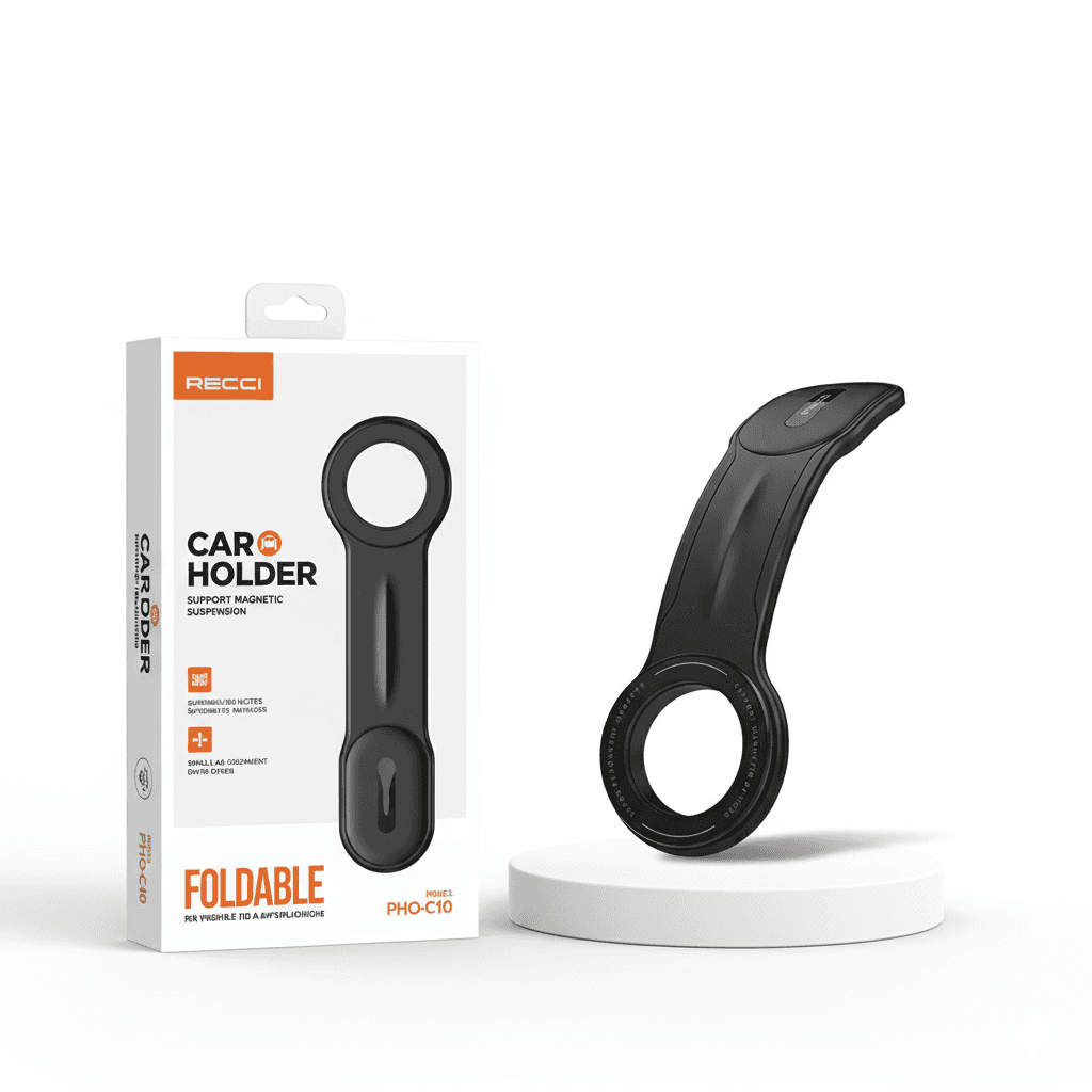 Recci Foldable Magnetic Car Phone Holder – RHO-C40 2