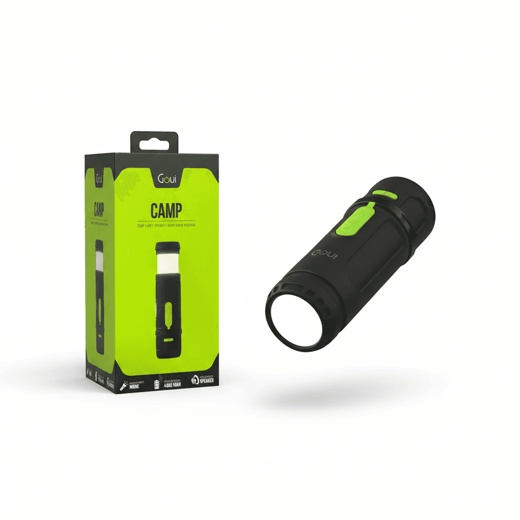 Goui Camp Light Speaker Power Bank – 3-in-1, 4,400 mAh 2