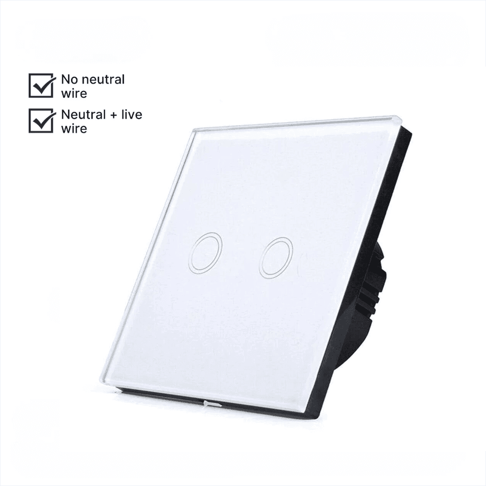 Smart Switch 2 gang WIFI+RF