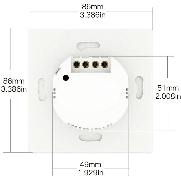 Smart Switch 3 gang Zigbee 8
