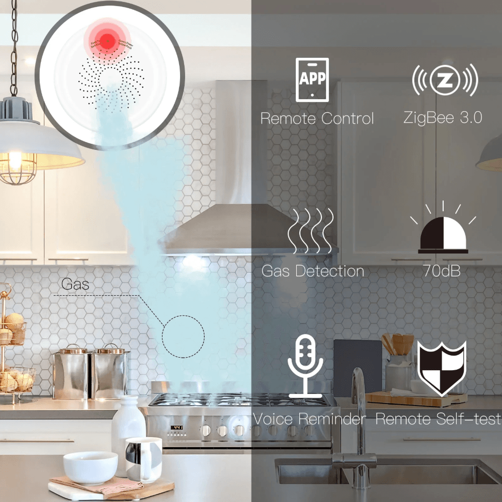 Gas Detector Alarm Zigbee 3
