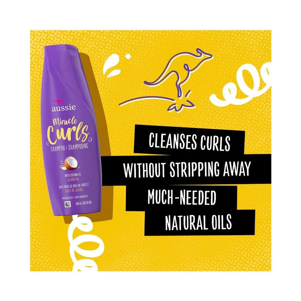 Aussie Paraben-Free Miracle Curls Shampoo - 360ml 2