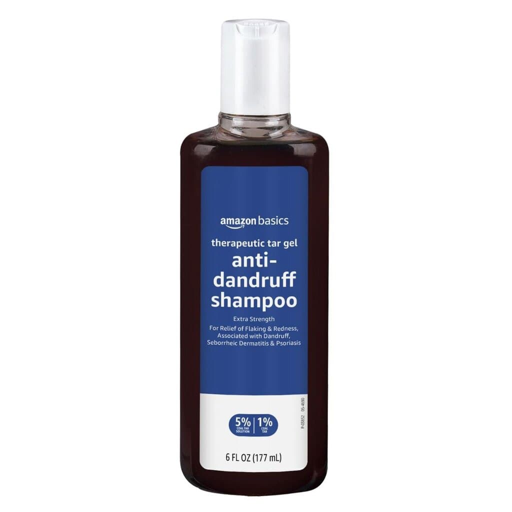 Amazon Basics Therapeutic Plus Coal Tar Anti-Dandruff Shampoo - 177ml