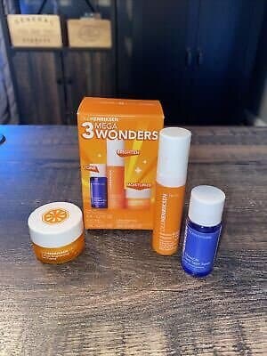 OLE HENRIKSEN Mini 3 Mega Wonders Serum Toner Gel Moisturizer 3