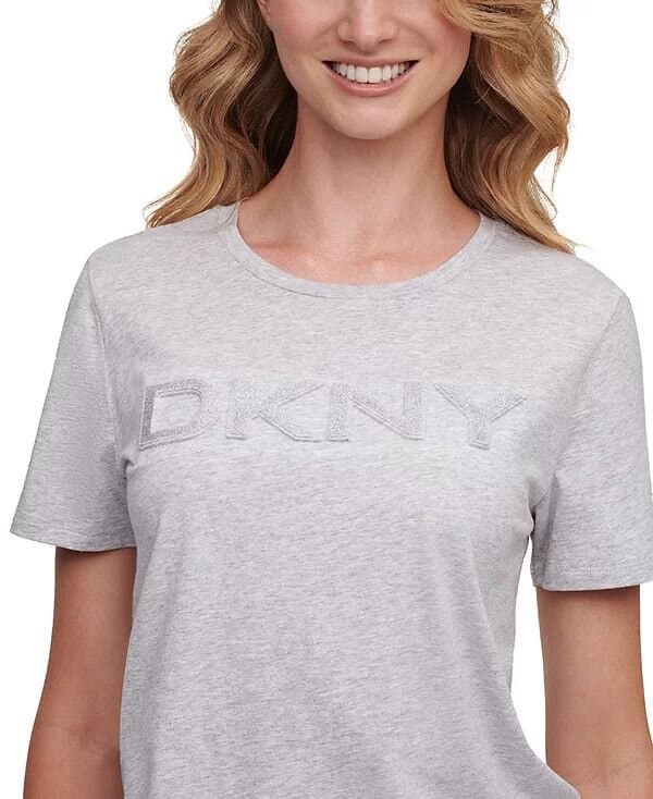 DKNY Glitter Logo T-Shirt/S