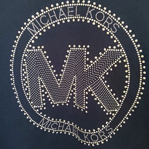 Michael kors RHN stud circle T-shirt Black/M 2