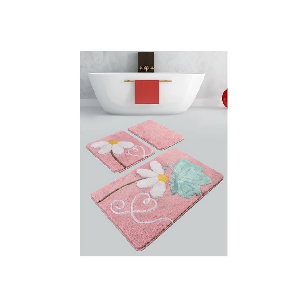 Asir Bathroom Mat 3 Piece Multicolor - 351ALS2088