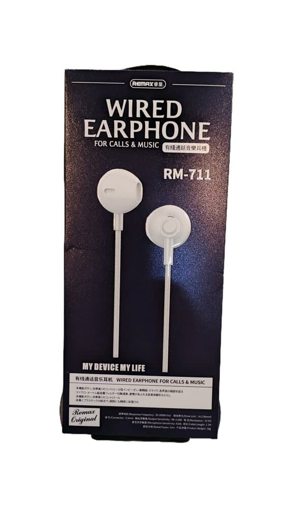 remax wired Earphone