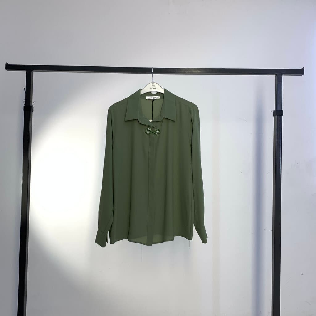 Düşes Women's Shirt - Green, Size 38