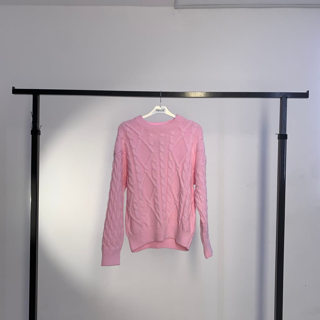 Women's Wool Sweater - Pink Freesize