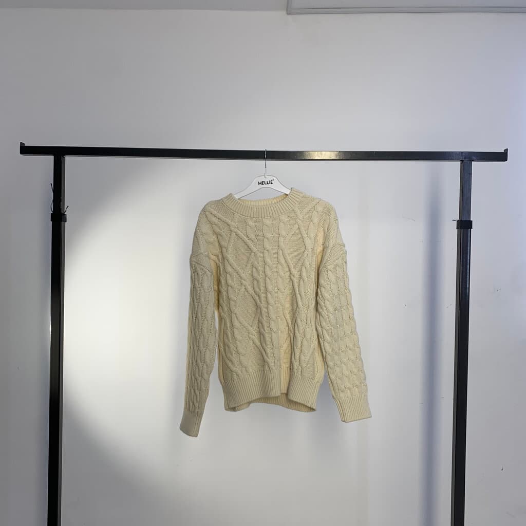 Women's Wool Sweater - Beige Freesize