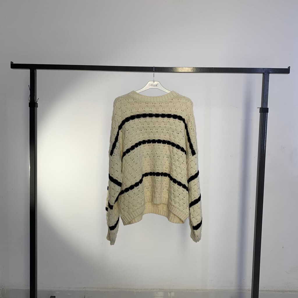 HELLIE Women's Wool Blouse - Beige Freesize