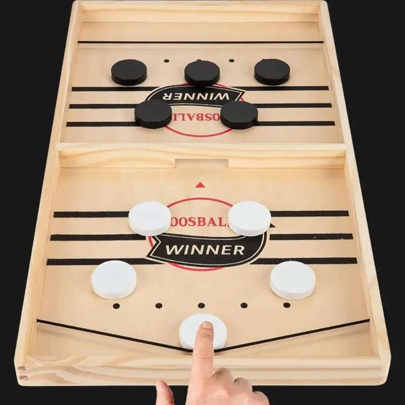 Kongwal Large Sling Puck Game, Foosball Winner Board