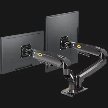 NB North Bayou Dual Monitor Desk Mount Stand Full