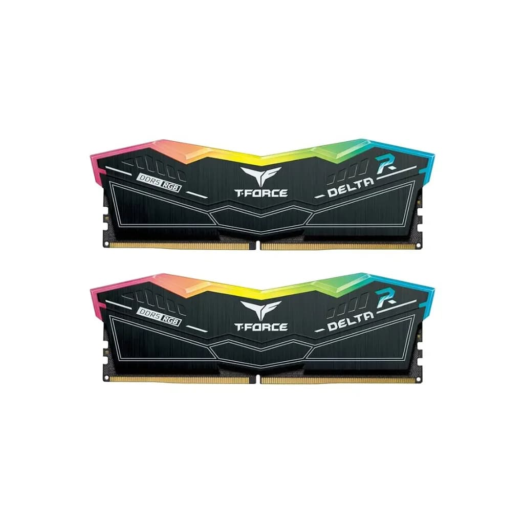 TEAMGROUP T-Force Delta RGB DDR5 64GB (2x32GB) 6000MHz PC5 Black