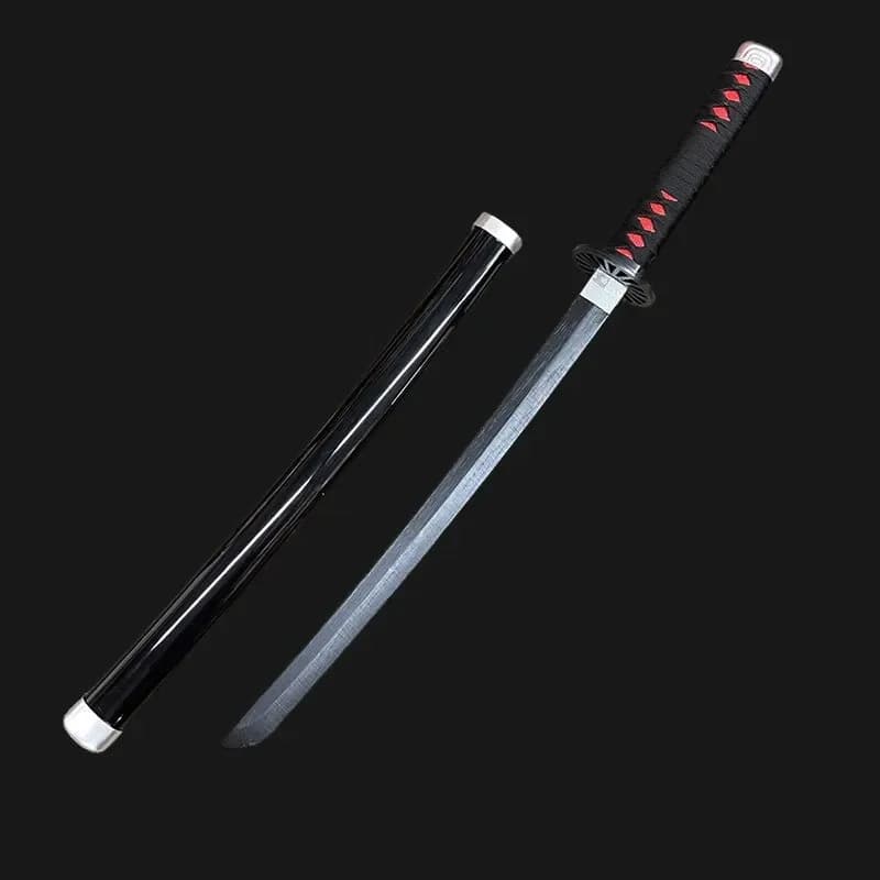 Demon Hunting Black Nichirin Samurai Sword Tanjiro