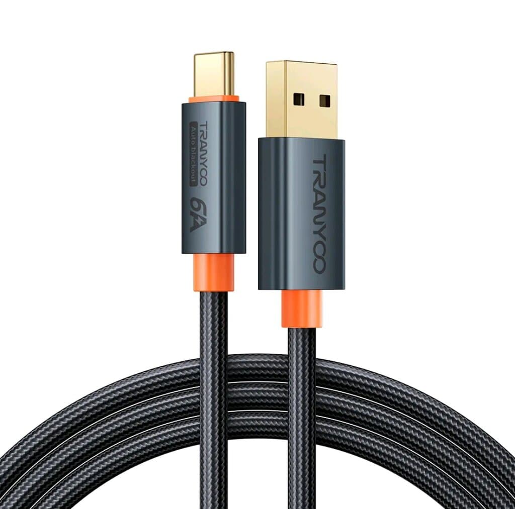 كابل شحن الهاتف المحمول TRANYOO طراز AC-6