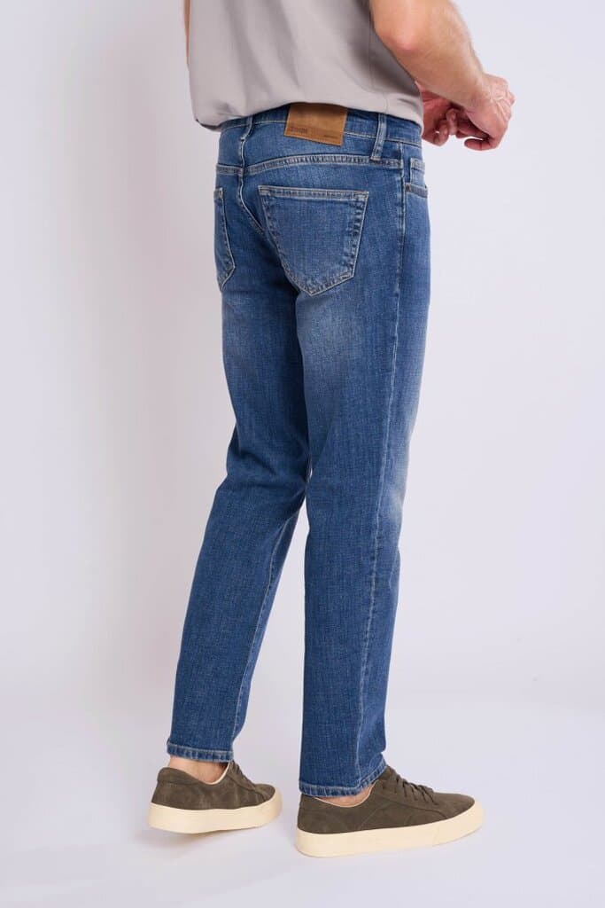 Zindi Men's Jeans Regular Fit  - Middle Blue - 36/32 3