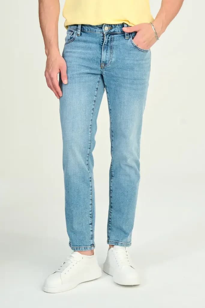 Zindi Men's Jeans - Slim Fit - Light Blue - 32/30