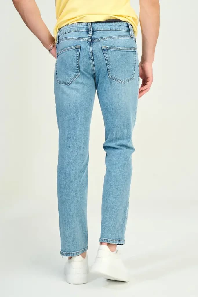 Zindi Men's Jeans - Slim Fit - Light Blue - 32/32 2