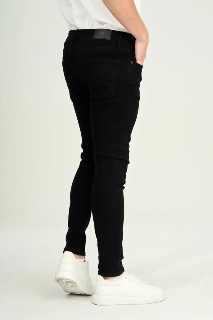 Zindi Men's Jeans - Slim Fit - Black - 32/32 4