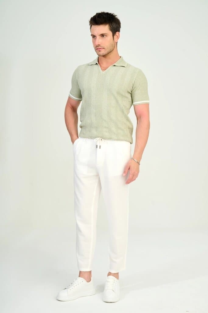 Zindi Men's Pants - White - 29/30 3