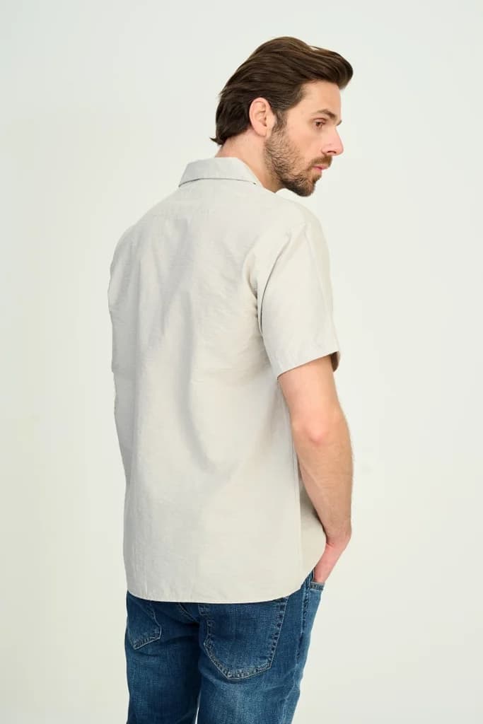Zindi Men's Shirt - Stone - S 4