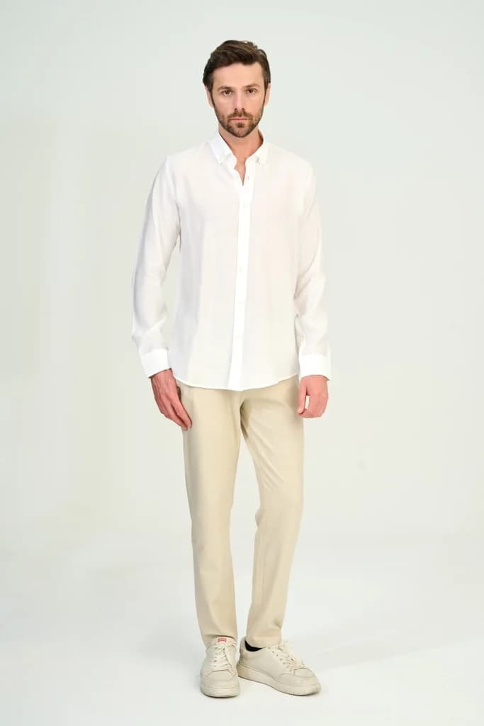 Zindi Men's Shirt - White - M 2
