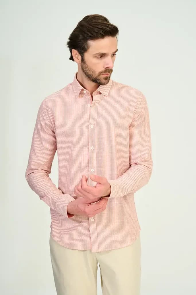 Zindi Men's Shirt - Orange - M