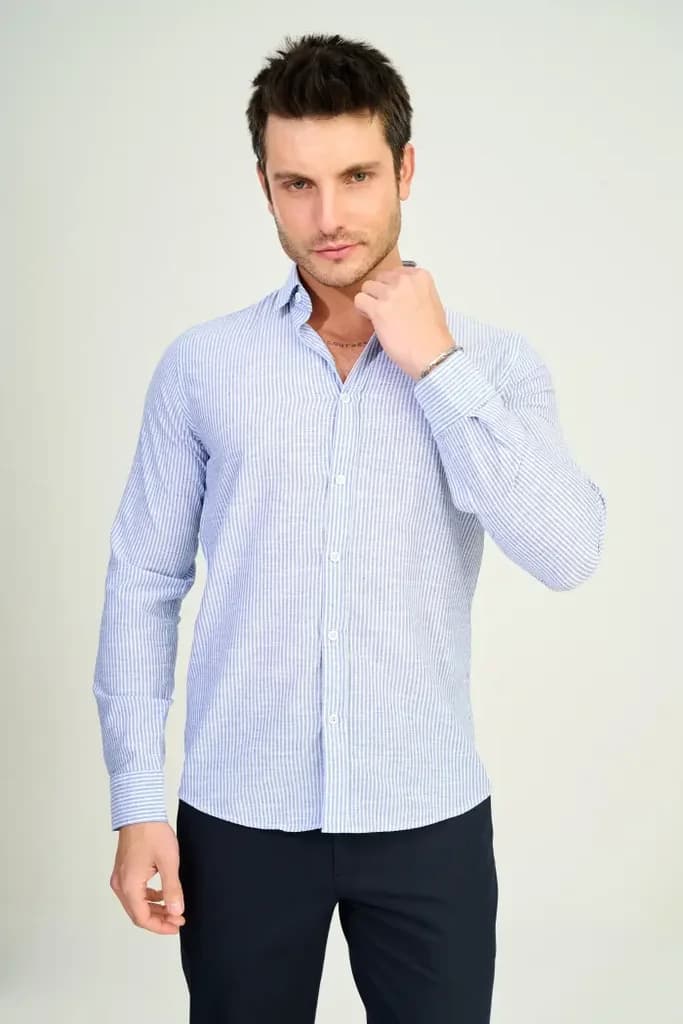 Zindi Men's Shirt - Blue - M