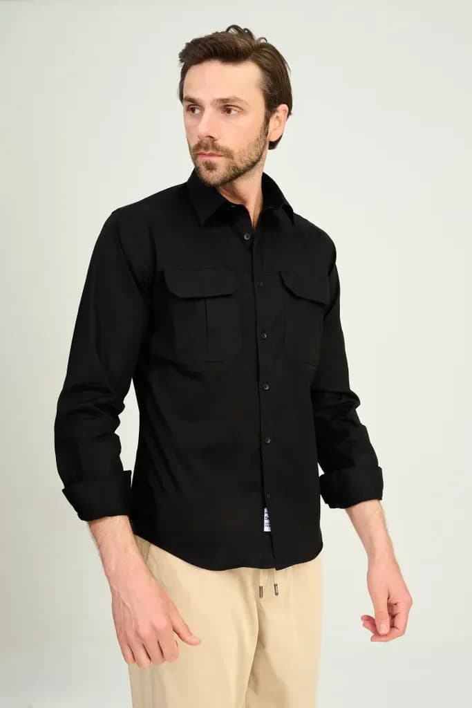 Zindi Men's Shirt - Black - S