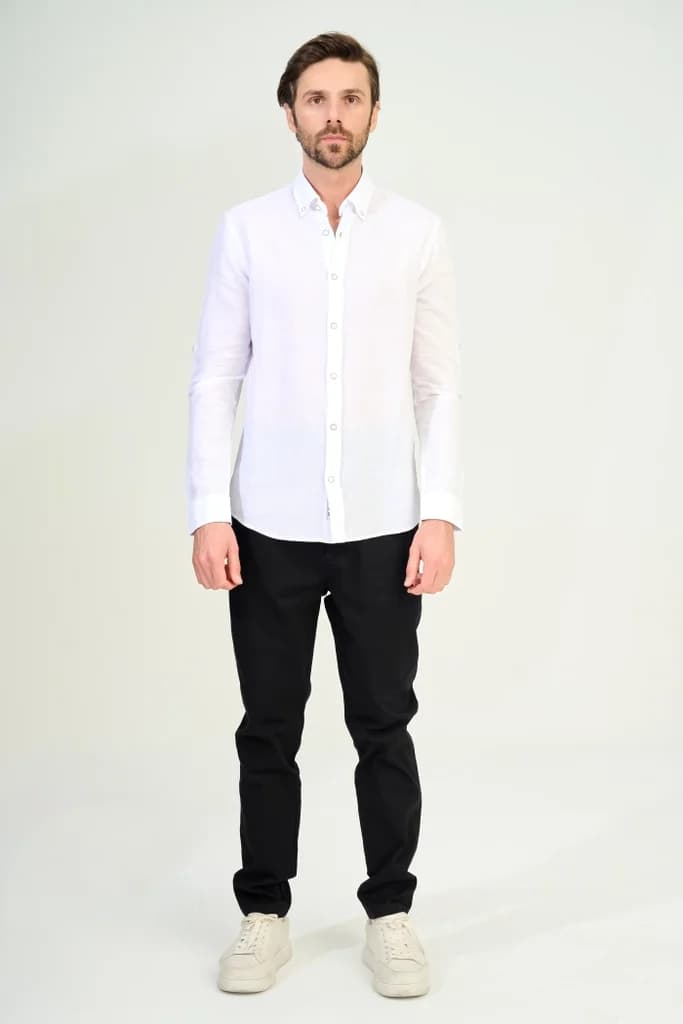 Zindi Men's Shirt - White - M 3