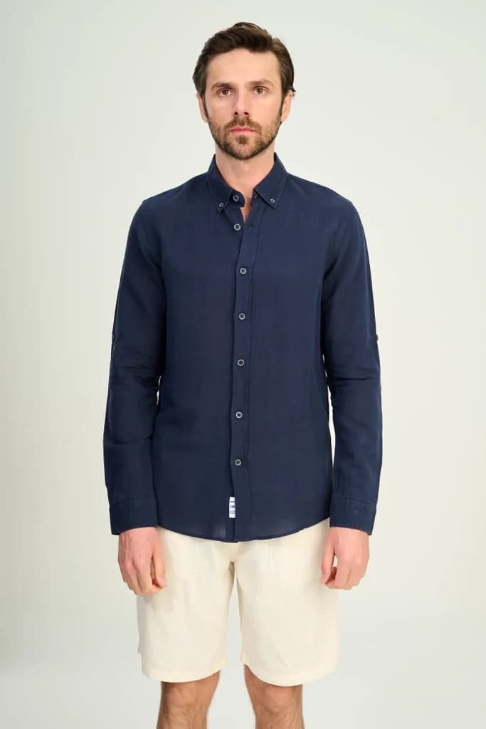 Zindi Men's Shirt - Navy Blue - M