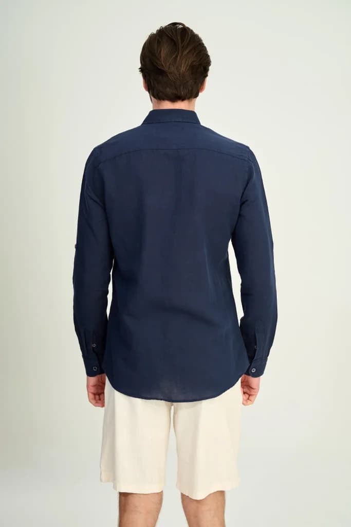 Zindi Men's Shirt - Navy Blue - M 4