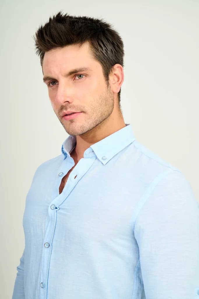 Zindi Men's Shirt - Blue - M 2