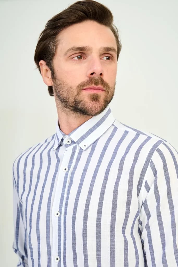 Zindi Men's Shirt - Blue - M 4