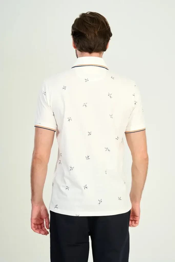 Zindi Men's T-Shirt Polo - Dark White - M 4