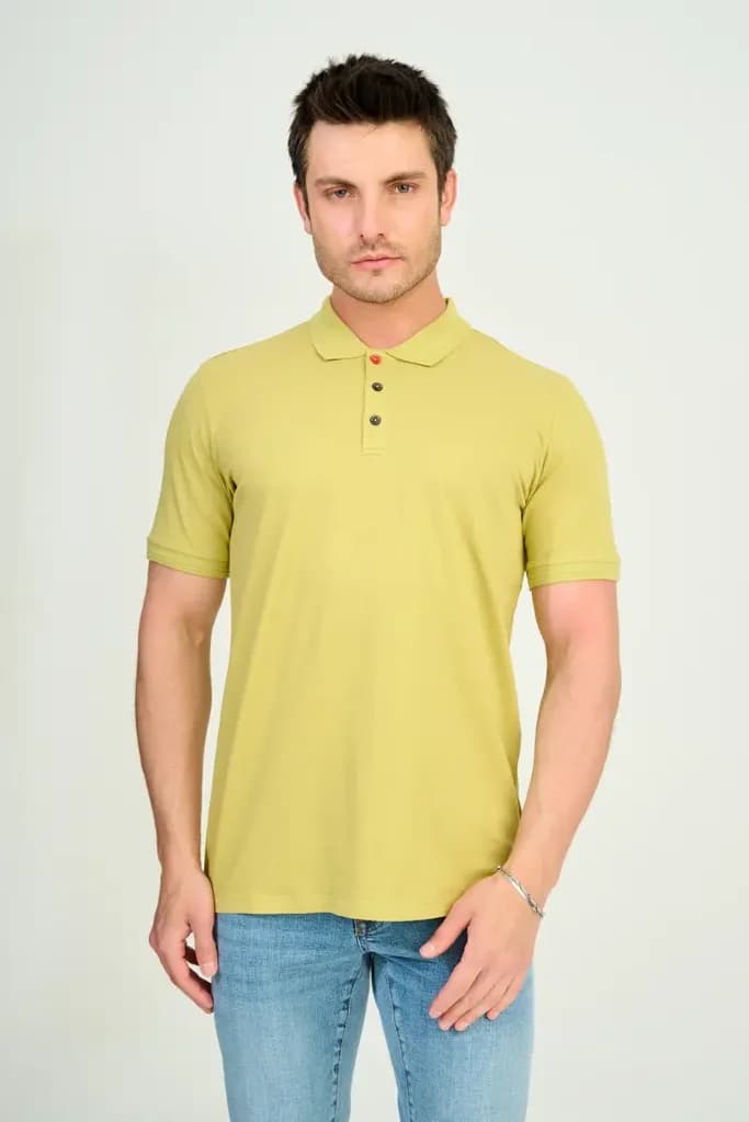 Zindi Men's T-Shirt Polo - Kiwi - M