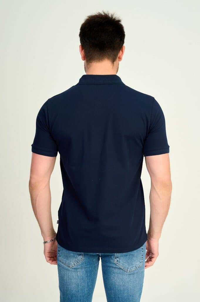 Zindi Men's T-Shirt Polo - Navy Blue - M 3