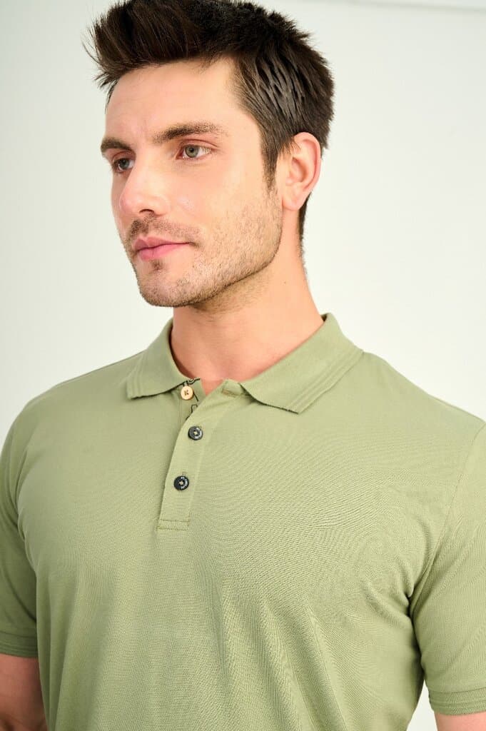 Zindi Men's T-Shirt Polo - Petrol Green - M 3