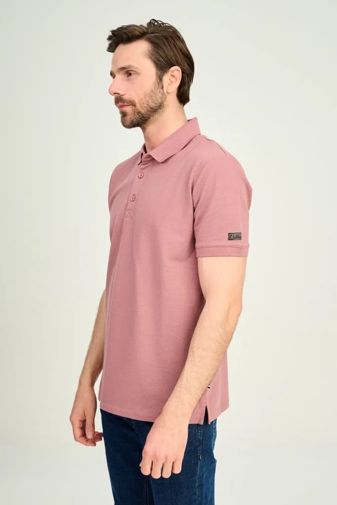 Zindi Men's T-Shirt Polo - Burgundy - M 2