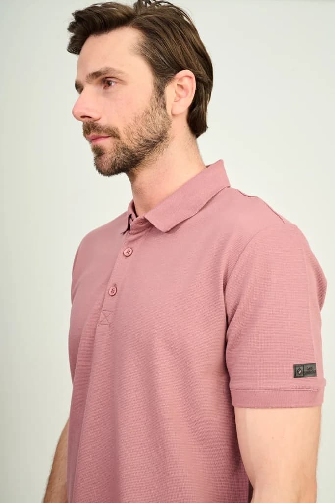 Zindi Men's T-Shirt Polo - Burgundy - M 3