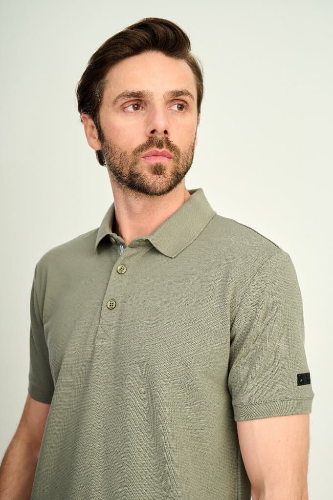 Zindi Men's T-Shirt Polo - Petrol Green - M