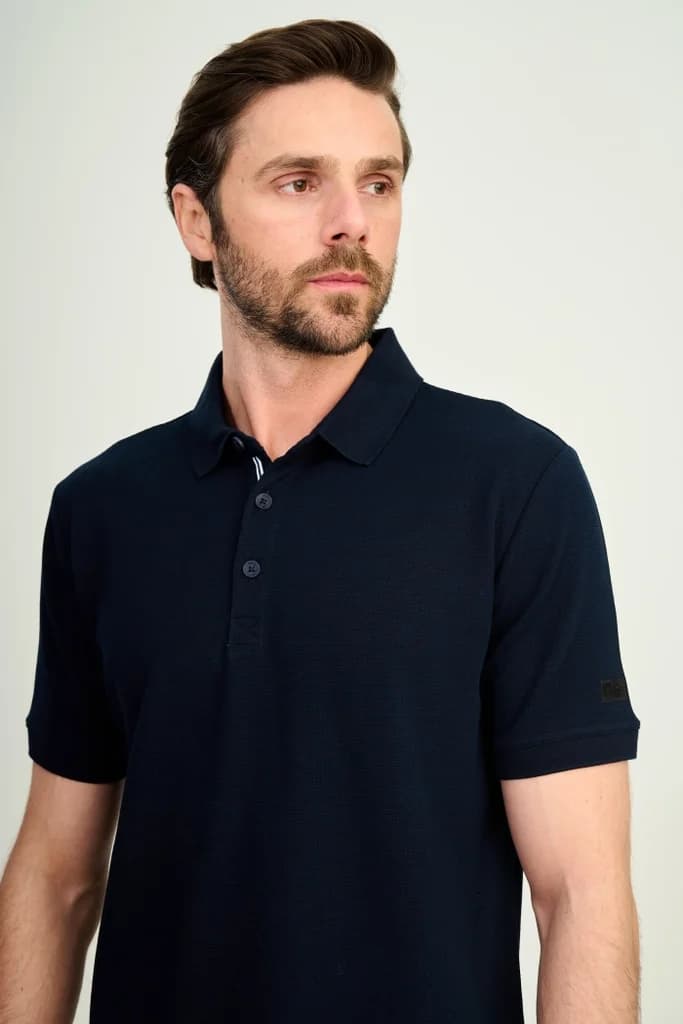 Zindi Men's T-Shirt Polo - Navy Blue - M 2