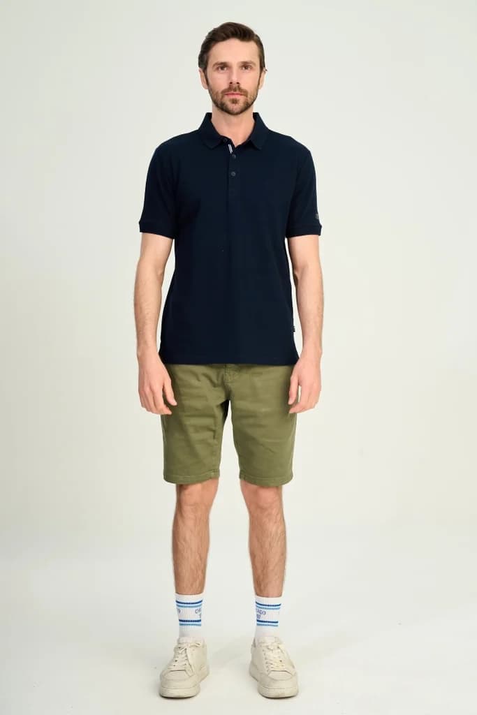 Zindi Men's T-Shirt Polo - Navy Blue - M 3
