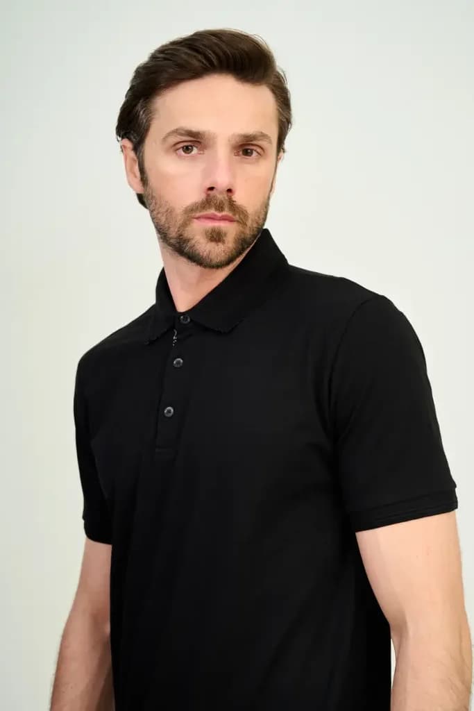 Zindi Men's T-Shirt Polo - Black - M 3