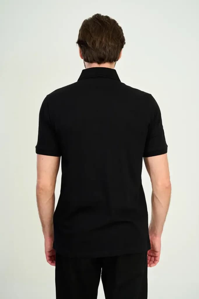 Zindi Men's T-Shirt Polo - Black - M 4