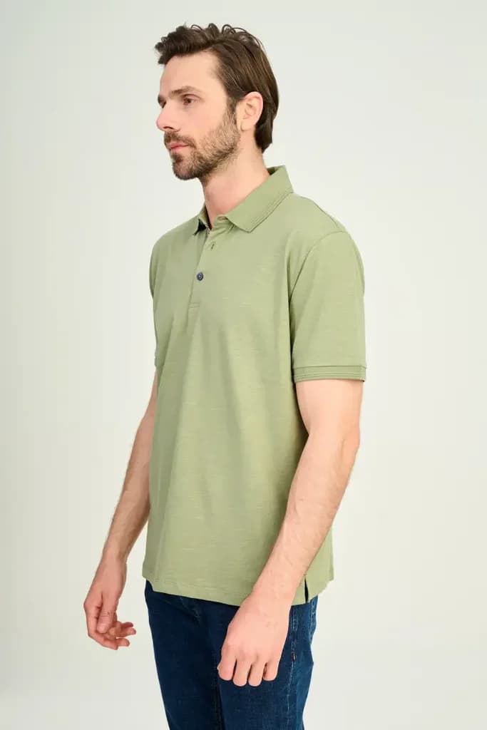 Zindi Men's T-Shirt Polo - Petrol Green - M 2